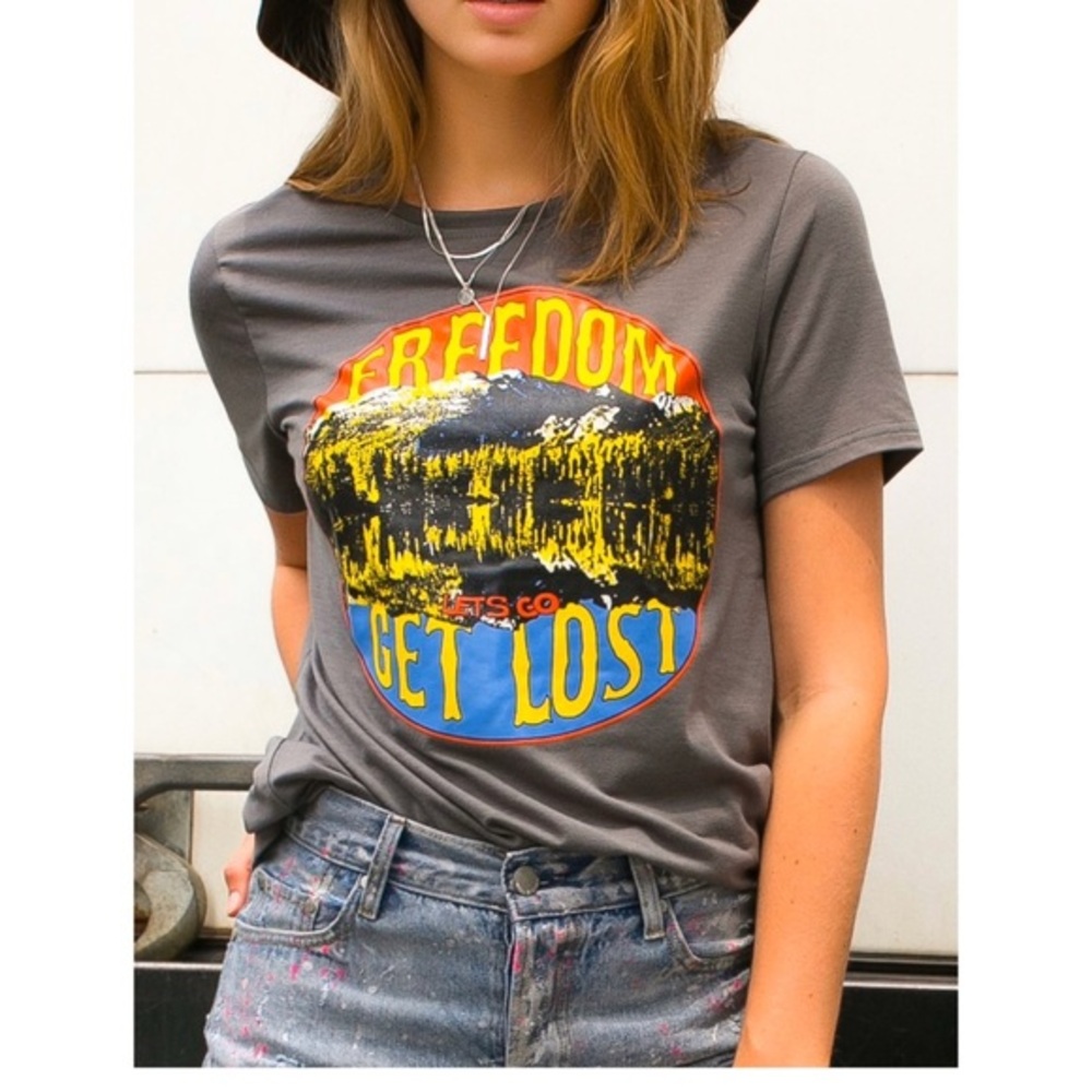 Life Clothing Co Freedom Get Lost Vintage Tee S